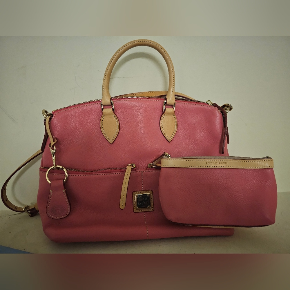 Dooney & Bourke Bubble Gum pink Satchel/cross body/shoulder bag